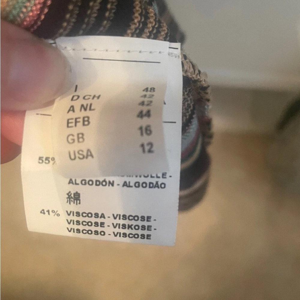 Missoni Chevron lightweight long Cardigan - Picture 6 of 6